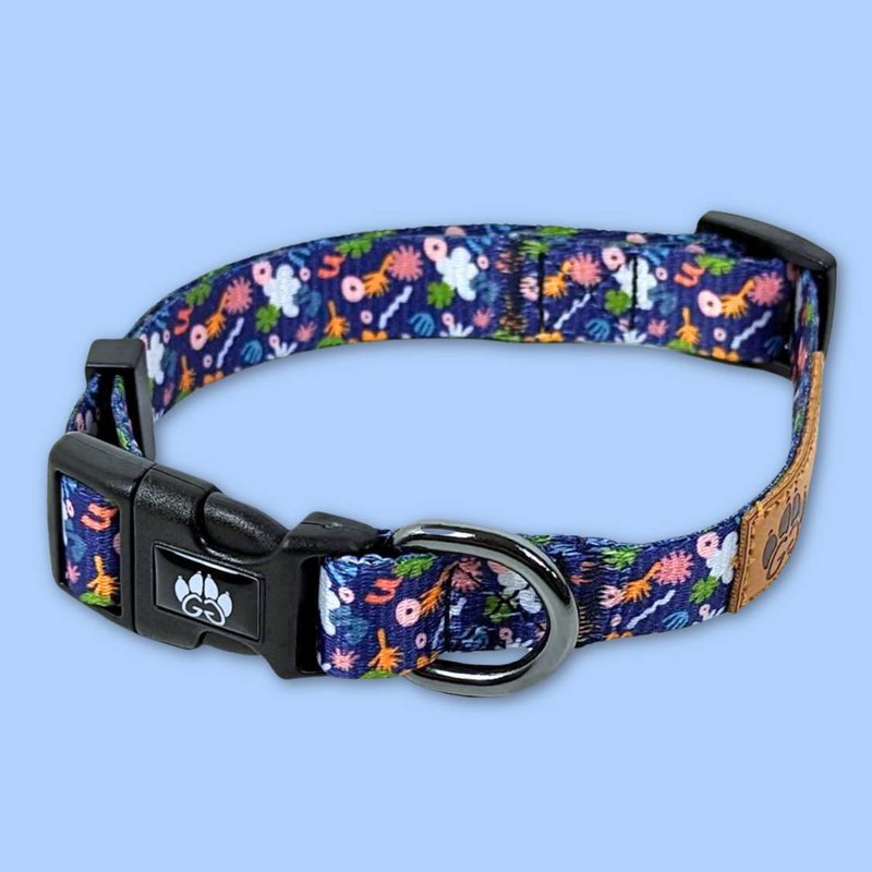 Deep agua dog collar