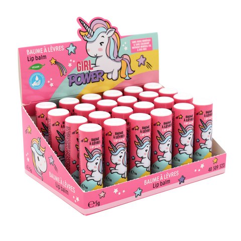 Girl Power, Lippenpflege, Duftend, Erdbeere, Feuchtigkeitsversorgung, Kinder, Vegan, 5g, TAKE CARE