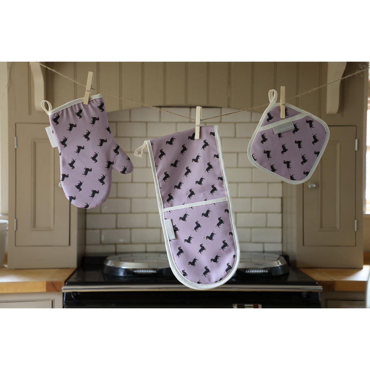 Sausage Dog Doppel-Ofenhandschuh