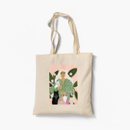 Crazy Cat Lady - Borsa tote organica