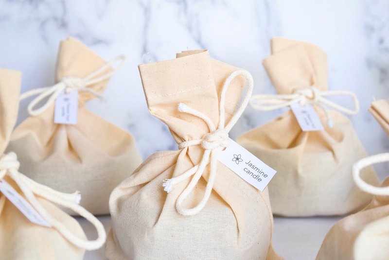 Candle Jasmine scent | 45h of Aromatic candle