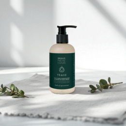 Trake Organic 2‑in‑1 Hair Conditioner & Leave‑In Cream – with Fermented Rice Water, Coconut Oil & Rose Water