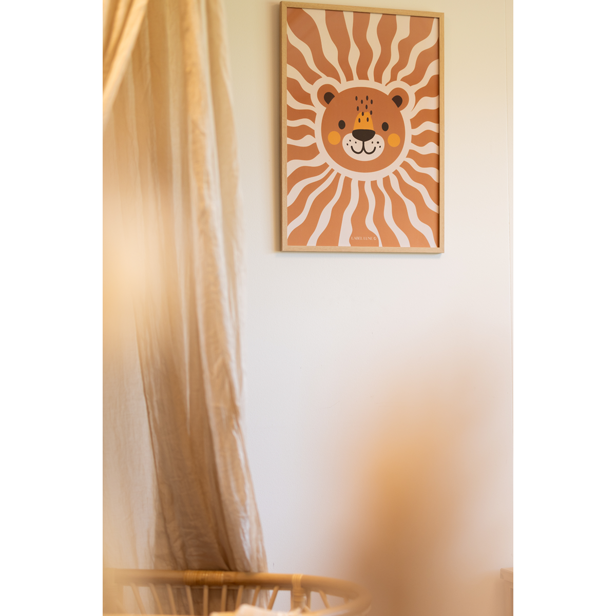 Poster Kinderzimmer - Löwe Lio