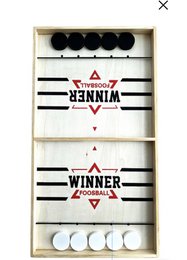 Table football winning games, game with speed, high quality