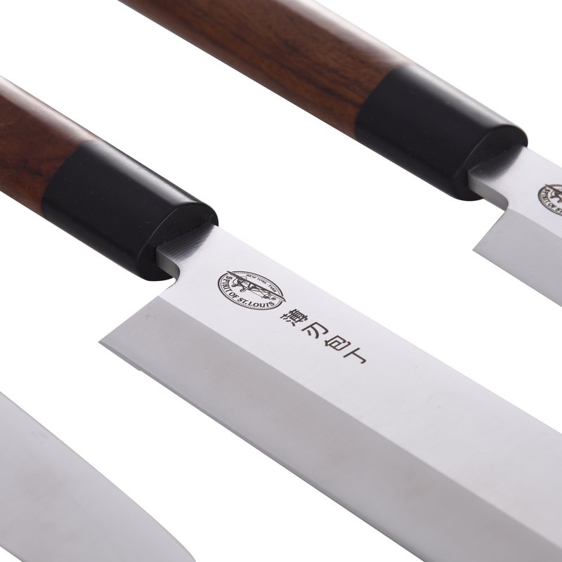 SPIRIT Juego de Cuchillos de Cocina Japoneses Corte Acero Inoxidable