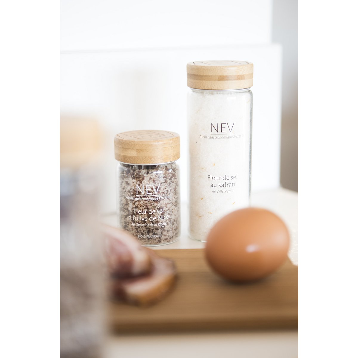 Fleur de sel with Nice PDO olives
