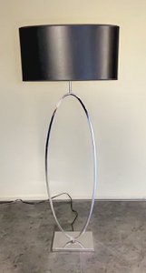 XL-Ringlampe Chrom