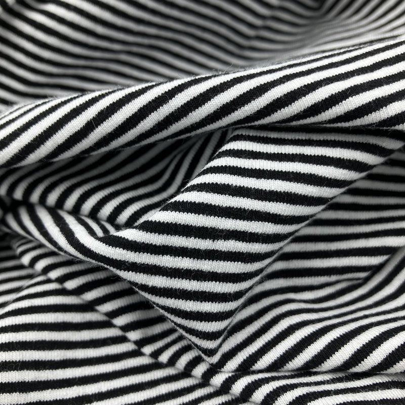Bandeau à cheveux bandes rayures en coton jersey