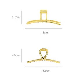 Minimalist Line Large Claw Metal Hair Clips