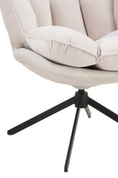 Sedia J-Line Relax Cushion On Frame - tessuto/metallo - beige