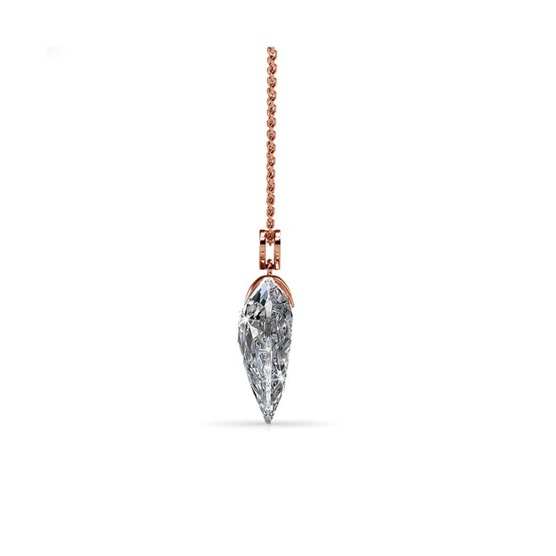 Pendentifs Cheery heart - Or RosÃ© et Cristal