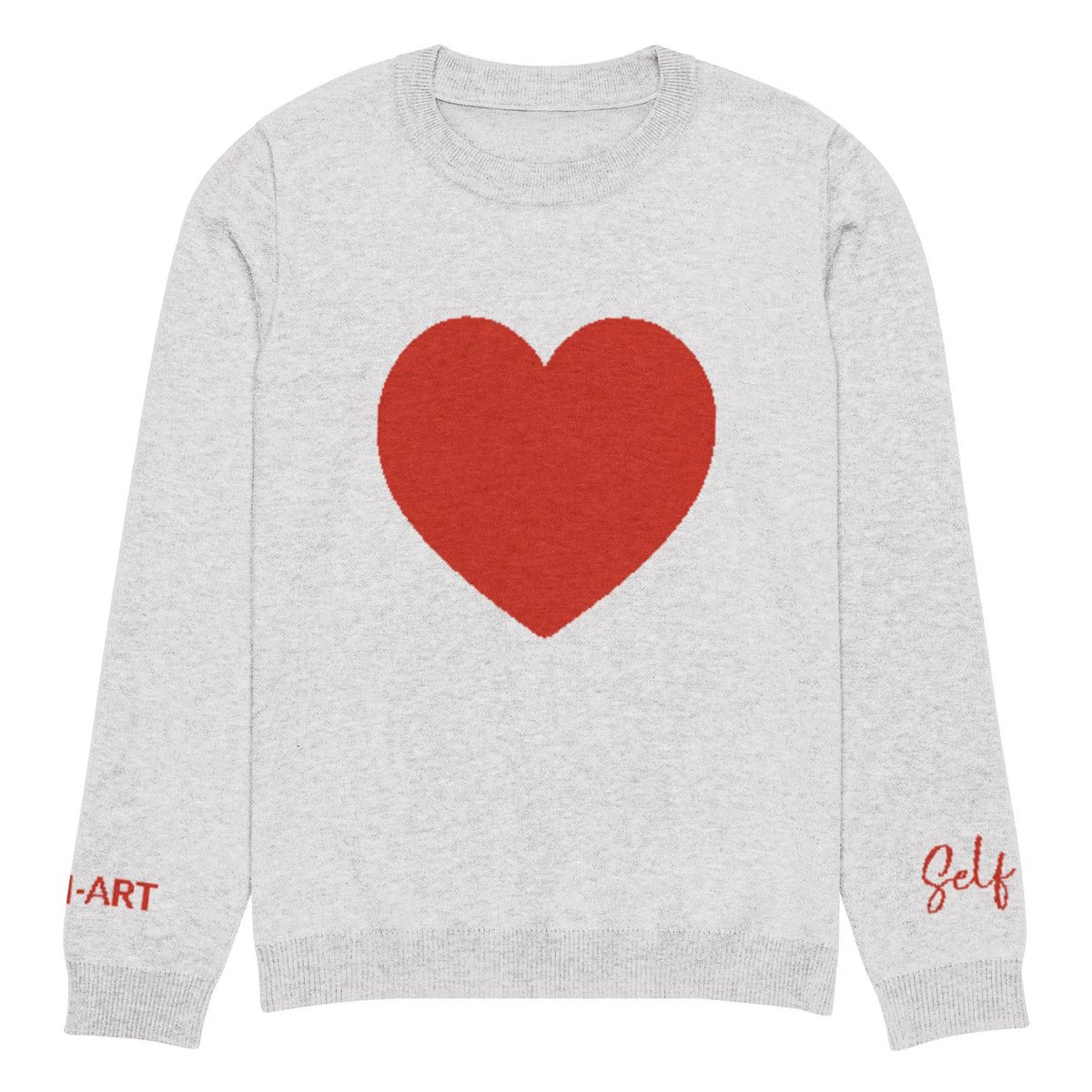 Heart - Pull col rond tricoté BLEACH