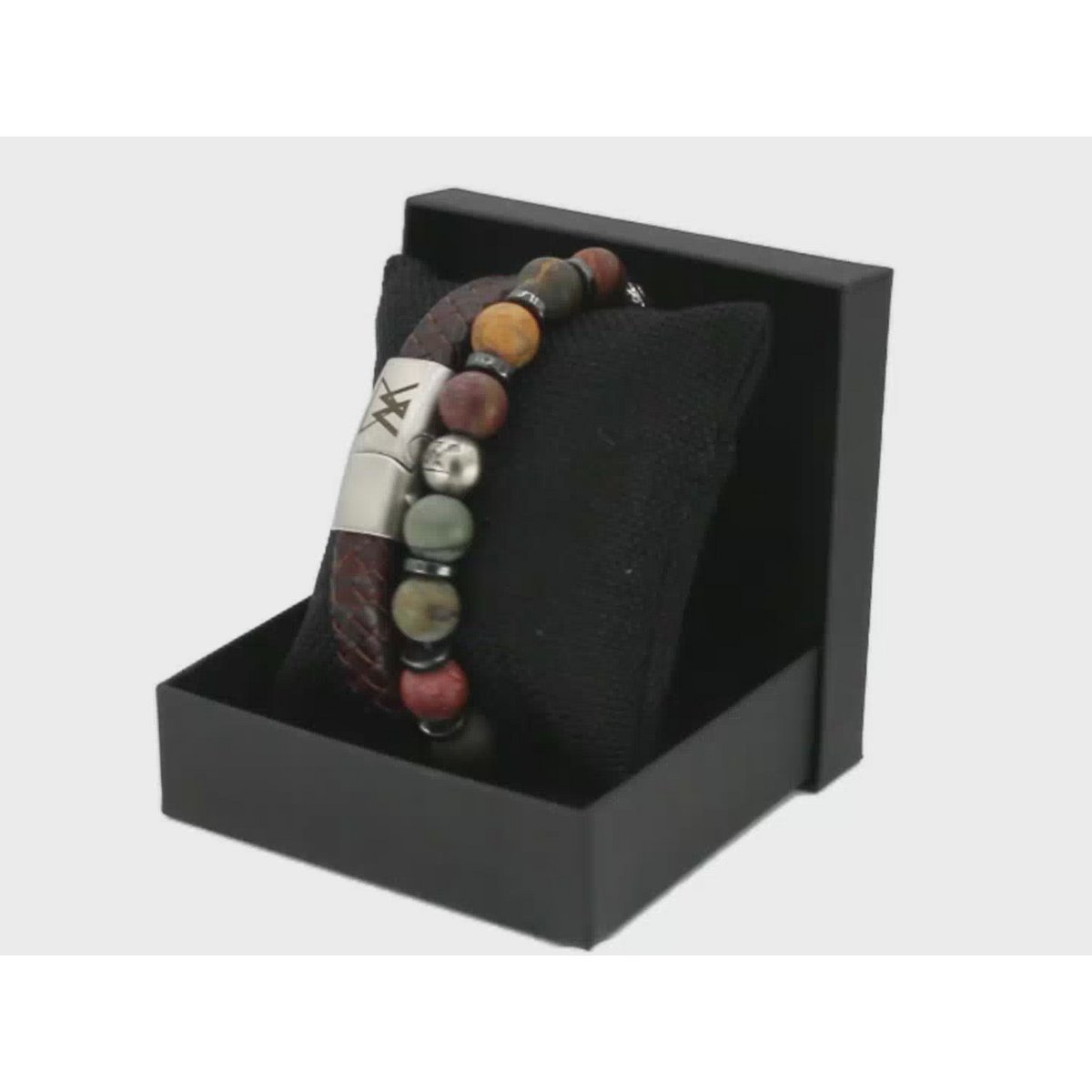 Pulsera de cuero 12mm - Con colección