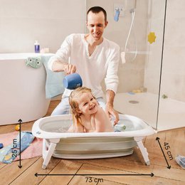 Foldable bathtub