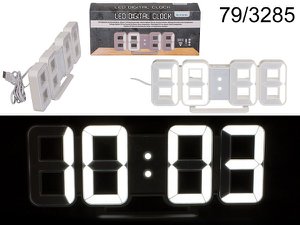 Digitaluhr LED 21,5x7,5cm