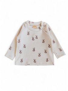 T -shirt met lange mouwen/ teddybear