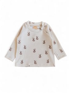 T -shirt met lange mouwen/ teddybear