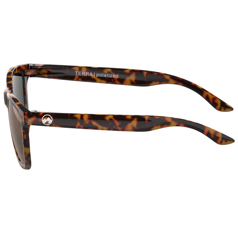 Terra - Tartotalizzazione Frame marrone scuro | lente ambra