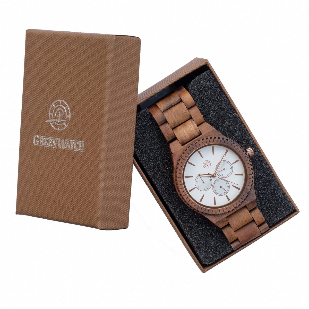 Greenwatch | Sydney | Holzuhr Unisex | Nussbaum