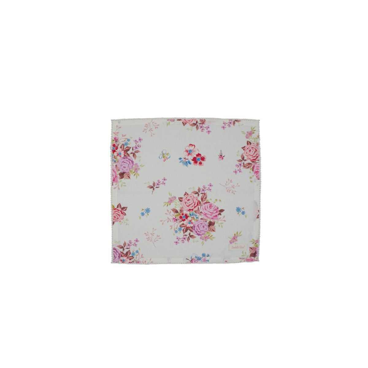 Serviet med blonder Flora 40x40 cm Isabelle Rose