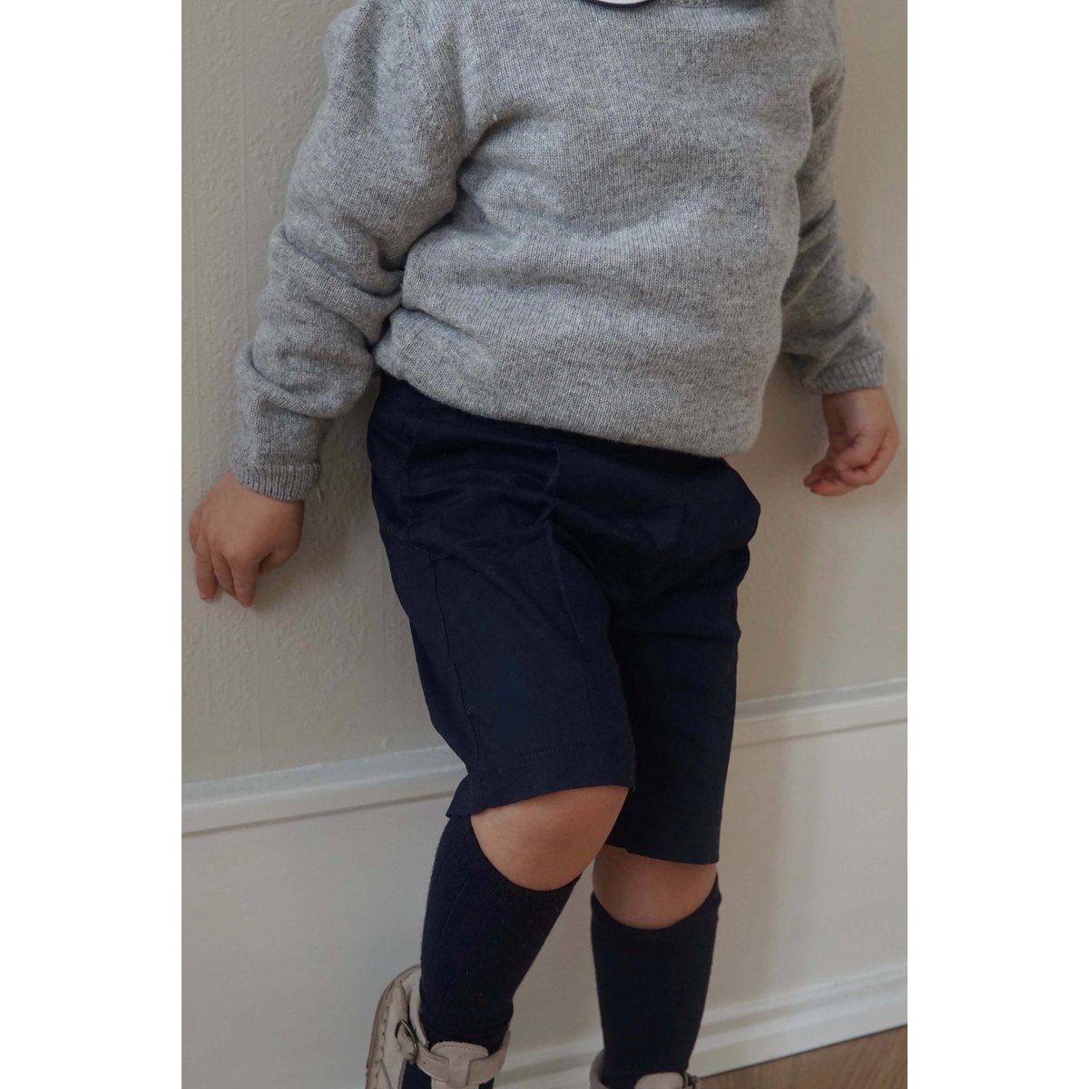 Bermuda elasticizzati - Blu navy