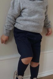 Bermuda elasticizzati - Blu navy