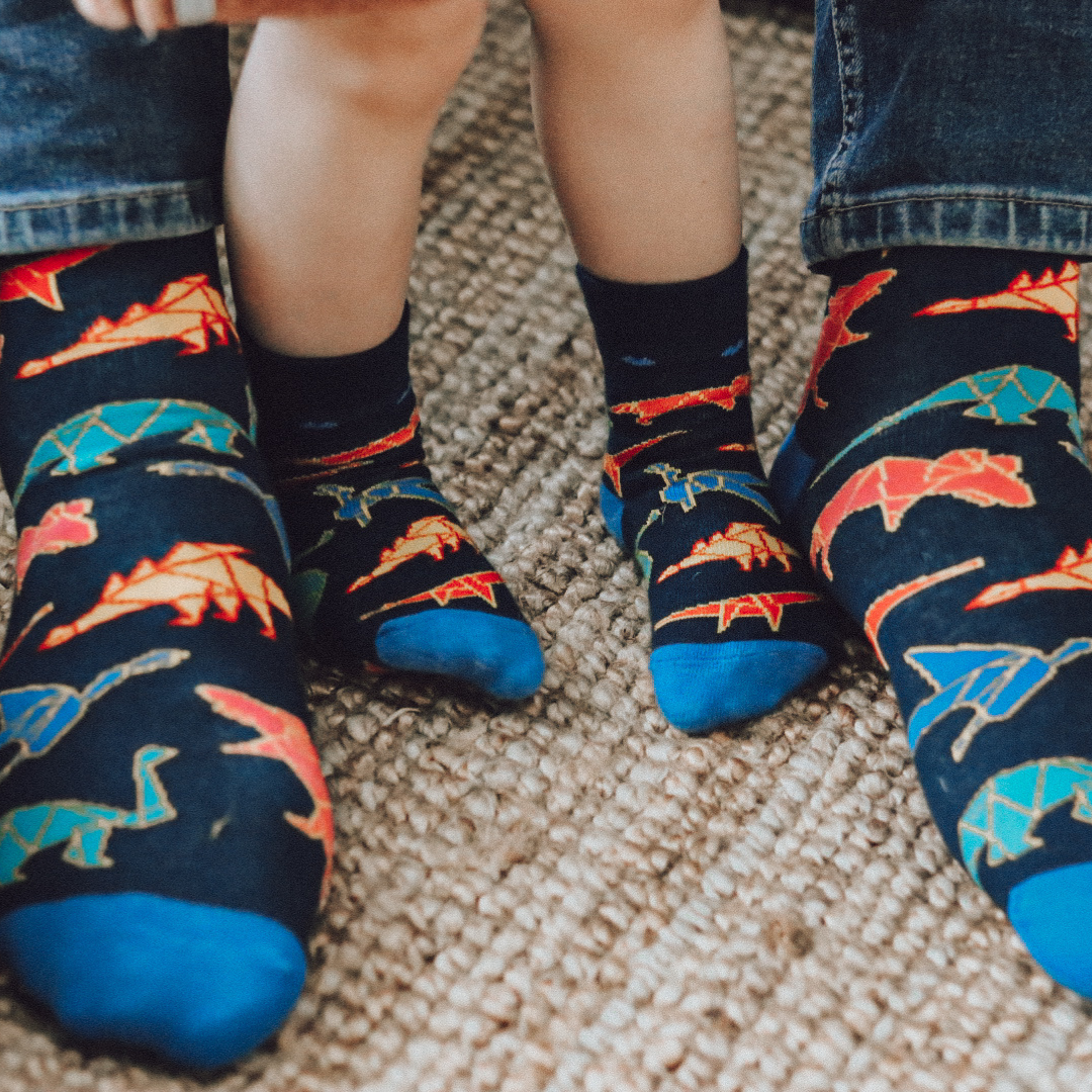 Dinosaurier-Socken für Kinder