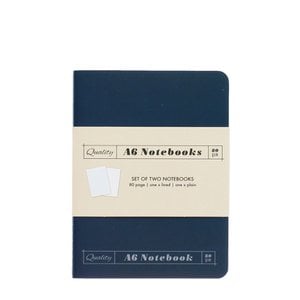 A6 -Notizbücher (2) - Orange & Blue