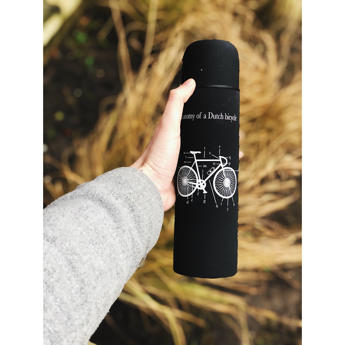 Retulp Insulated double wall bottle 500ML - Black Bicycle