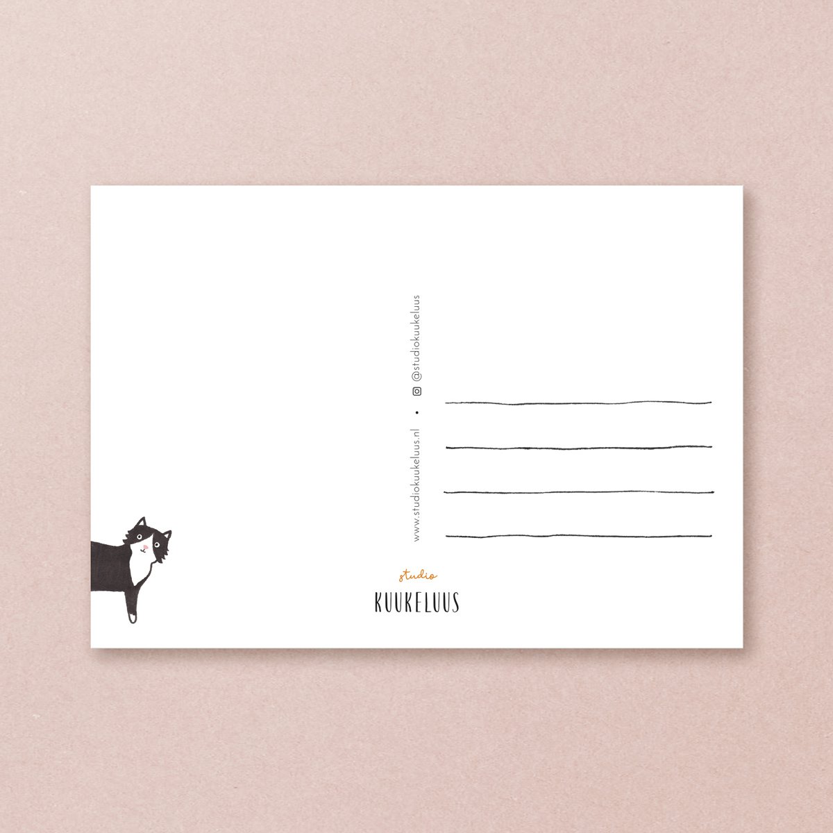 Postcard | Flower girl