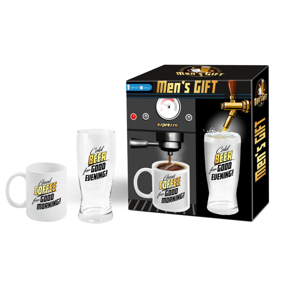 CAFÉ Y CERVEZA REGALO HOMBRE