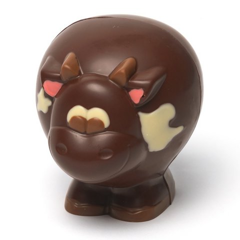 Cow chocolate figurine (dark) 130 Grs