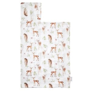 Bamboe mousseline handdoek - Fawns