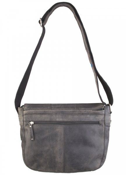 Femogtyve messengerbag anker sort *en taske to stilarter *