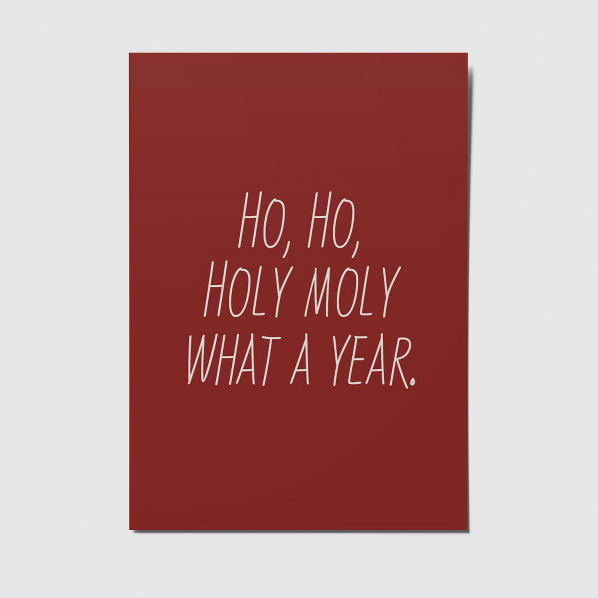Ho, ho, holy moly - A6 Postcard