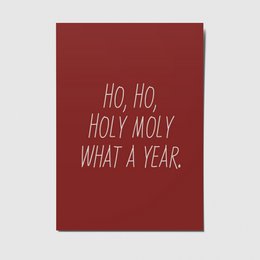 Ho, ho, holy moly - A6 Postcard