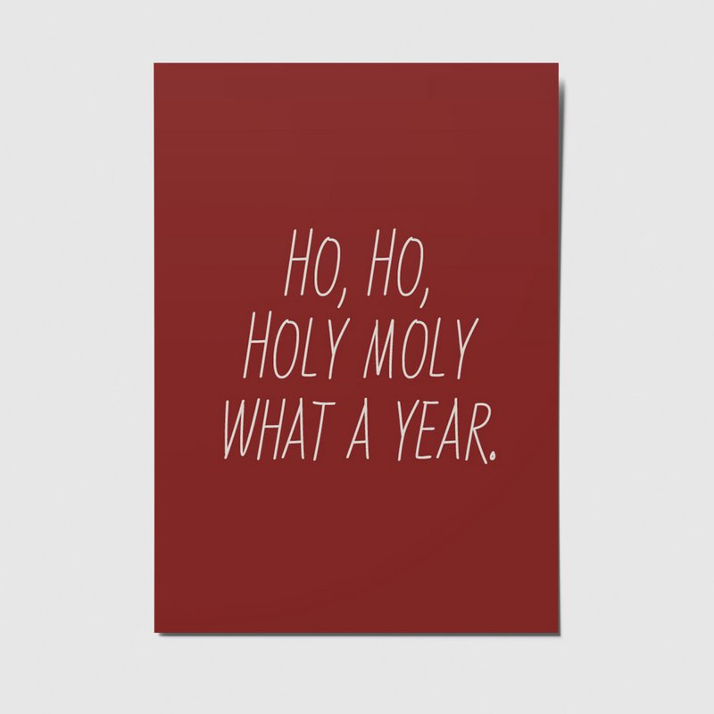 Ho, ho, holy moly - A6 Postcard