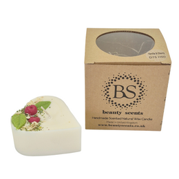 Vela Corazón Pequeña Con Cerezas, caja de 6