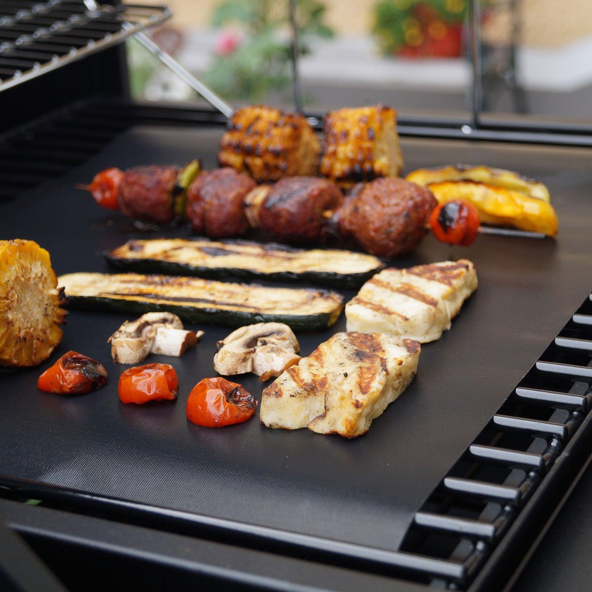Set di 4 tappetini per barbecue premium