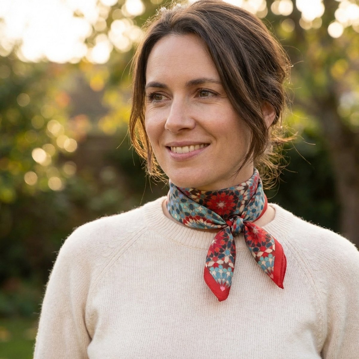 Colorful Silk Neckerchief