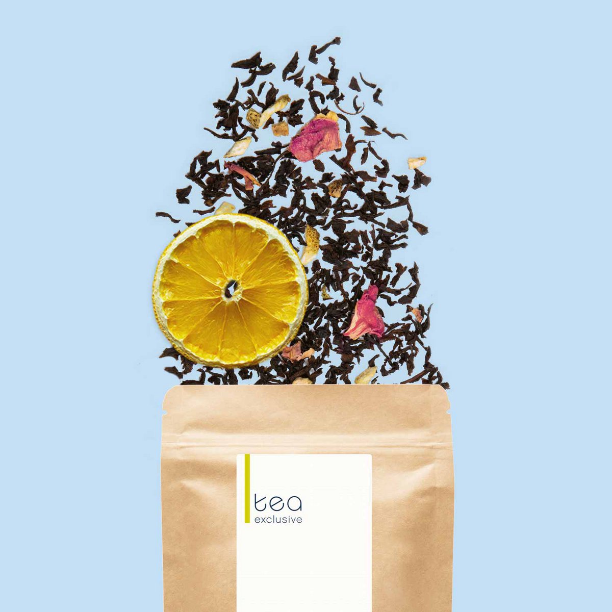 Vanille Earl Grey, thé biologique et noir, 100g