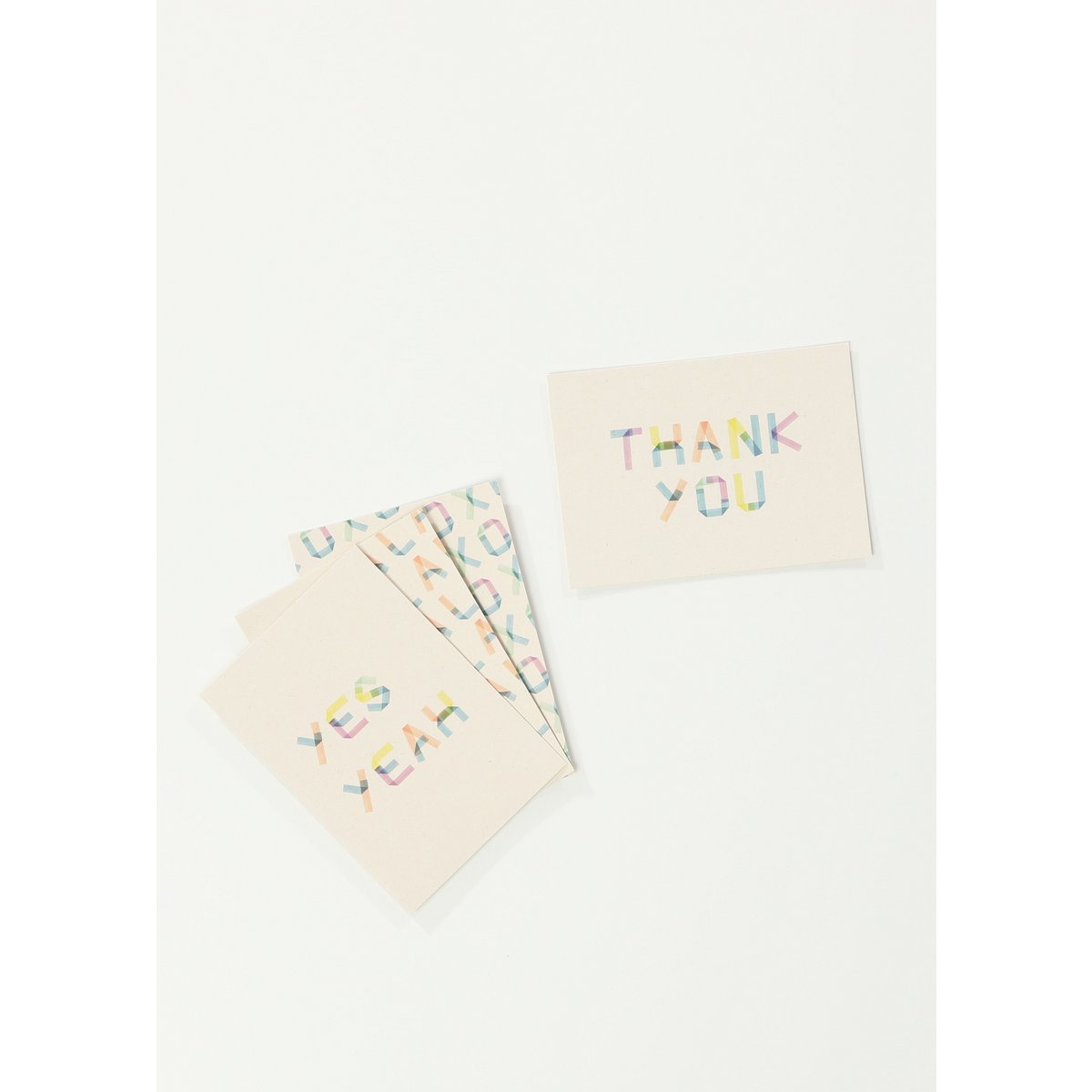 Postcard Thank you - Creative Notes