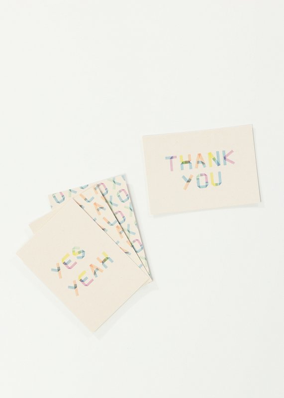 Postcard Thank you - Creative Notes