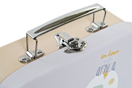 COFFRET 3 CARTONS MÉTAL 28X9,5X20 BLEU CG200409