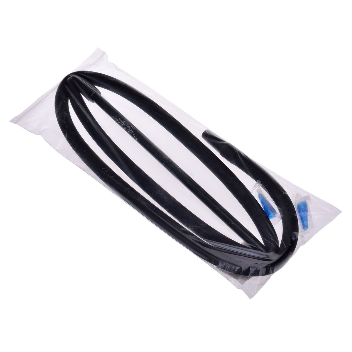 Wąż do sziszy/fajki wodnej/fajki wodnej z miękkim w dotyku silikonowym wykończeniem - Z aluminiową rączką - Czarny - Dostępny w kolorze czerwonym, niebieskim i czarnym - 1,5 m - Nadaje się do wszystkich rodzajów sziszy