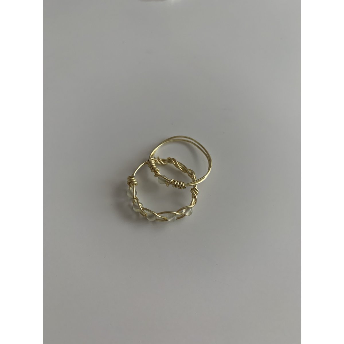 WHITE JADE STONE. ring