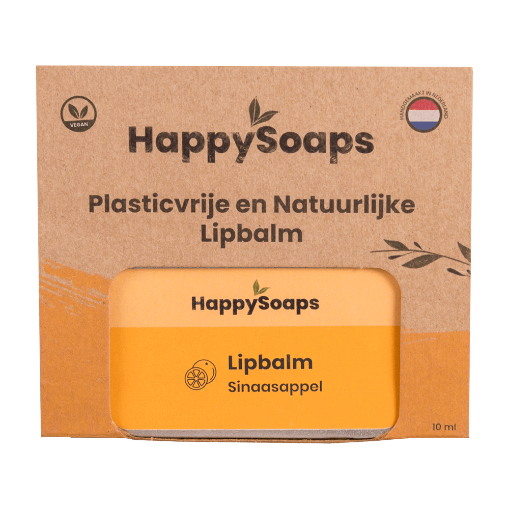 Bálsamo labial natural y sin plástico - Naranja