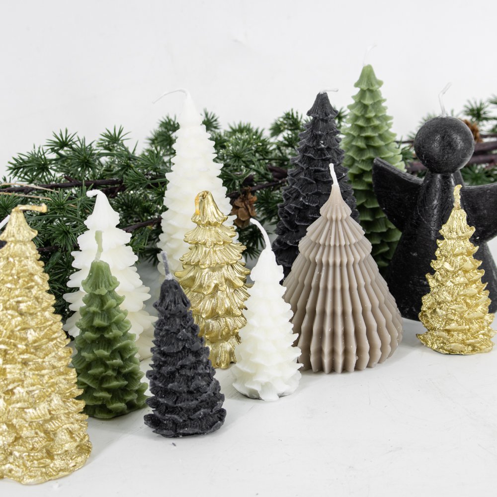 Candle tree modern taupe