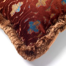 BIJOU | Cushion | 45x45 cm Merlot | Red | Hoii | With luxury inner cushion
