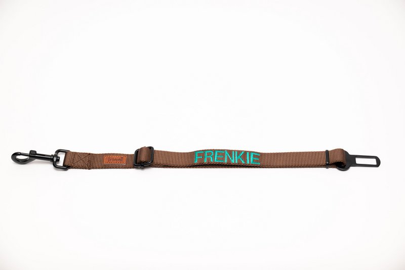 Cintura di sicurezza in nylon marrone